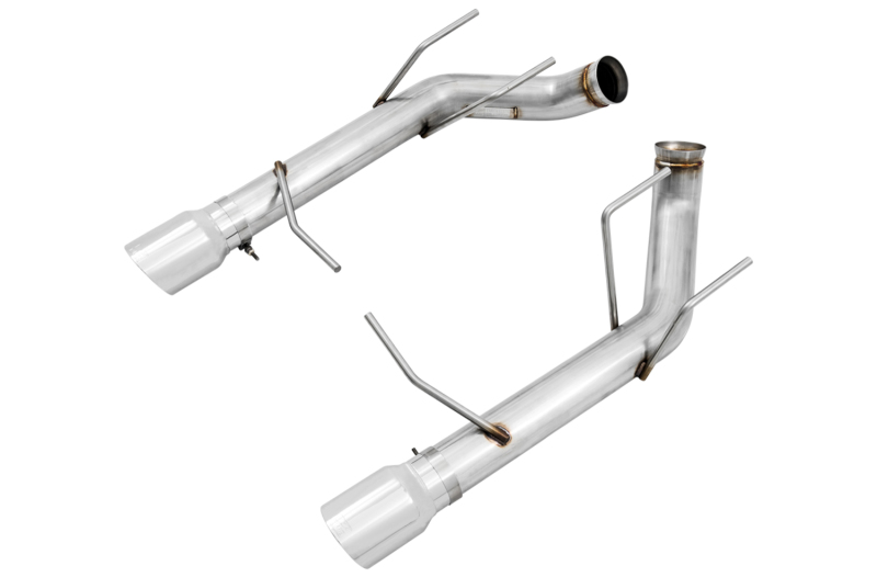 Ford Mustang Performance Exhaust - Rear - AWE Tuning - Axle-Back Track - Chrome Silver - `05-`14